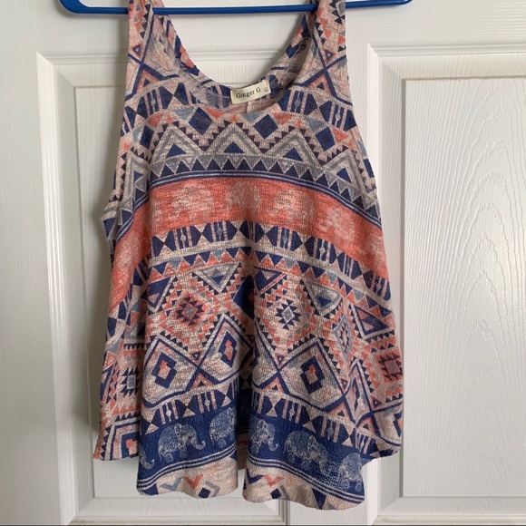 Ginger G Tops - Ginger G flowy knit tank Size Large